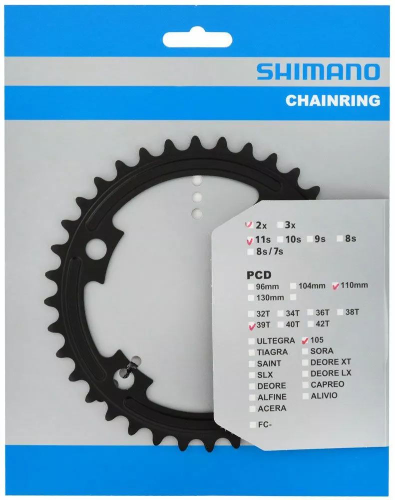 Shimano Plato Para FC-R7000 53/39 Dientes Plato 11 Velocidades | Bike-Discount 6 Shimano Plato Para FC-R7000 53/39 Dientes Plato 11 Velocidades | Bike-Discount - Imagen 4