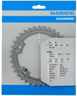 Shimano Plato Para FC-R7000 53/39 Dientes Plato 11 Velocidades | Bike-Discount -Shimano Tienda de ventas 105 FC R7000 39 silber Verpackung 1280x1280