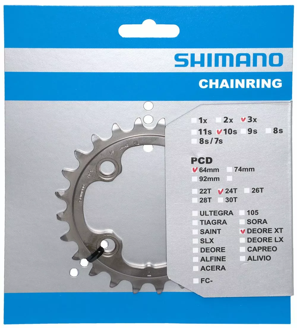 Shimano Plato XT Para FC-M780 24 Dientes (AE) 10 Velocidades | Bike-Discount 3 Shimano Plato XT Para FC-M780 24 Dientes (AE) 10 Velocidades | Bike-Discount