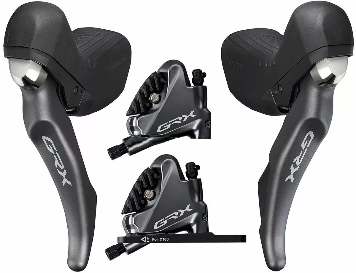 Shimano Conjunto De Frenos De Disco GRX ST-RX810-LA/RX810+BR-RX810 De 1x11 Velocidades Palanca De Cambio 1 X 11 Velocidades | Bike-Discount 3 Shimano Conjunto De Frenos De Disco GRX ST-RX810-LA/RX810+BR-RX810 De 1x11 Velocidades Palanca De Cambio 1 X 11 Velocidades | Bike-Discount