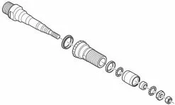 Shimano Eje De Pedal Completo Para PD-R540/PD-RS500 Pedales - Accesorios | Bike-Discount 7 Shimano Eje De Pedal Completo Para PD-R540/PD-RS500 Pedales - Accesorios | Bike-Discount -Shimano Tienda de ventas Pedalachse komplett PD R540 c 1280x1280