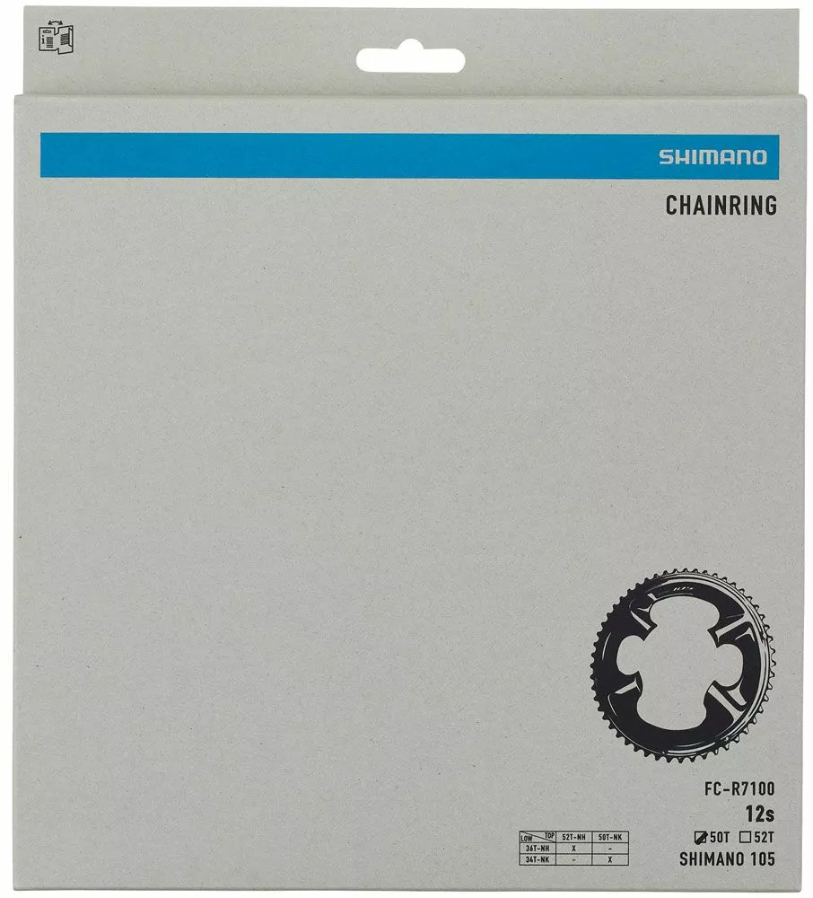 Shimano Plato 105 Para FC-R7100 50/34 Dientes Plato 12 Velocidades | Bike-Discount 8 Shimano Plato 105 Para FC-R7100 50/34 Dientes Plato 12 Velocidades | Bike-Discount - Imagen 6