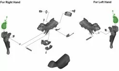 Shimano Placa De Características 105 ST-5800 Palanca De Cambio Refacciones | Bike-Discount -Shimano Tienda de ventas Shimano 105 ST 5800 Namensschild 1280x1280