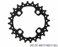 Shimano Plato SLX/DEORE Para FC-M660/M617 10 Velocidades | Bike-Discount -Shimano Tienda de ventas Shimano 24T Y1RP24000 1280x1280