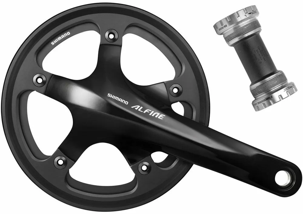 Shimano Manivela ALFINE FC-S501 Con Anillo Protector De Cadena Simple Platos Y Bielas Con Protector De Cadena | Bike-Discount 3 Shimano Manivela ALFINE FC-S501 Con Anillo Protector De Cadena Simple Platos Y Bielas Con Protector De Cadena | Bike-Discount