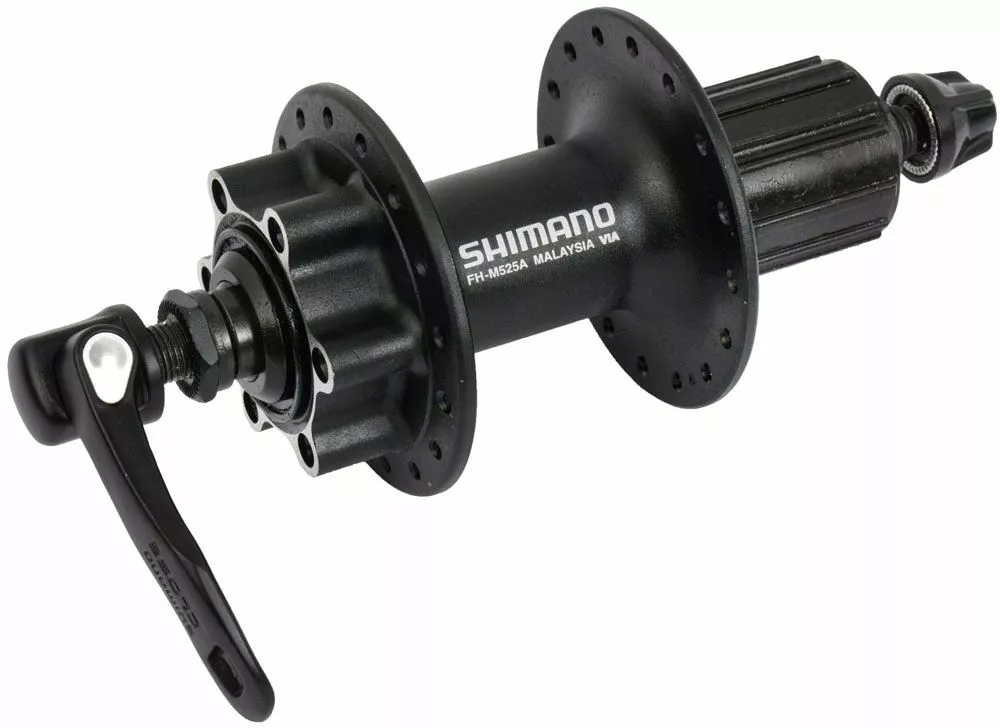 Shimano DEORE FH-M525A Buje Trasero De 6 Tornillos Carretes Rueda Trasera | Bike-Discount 4 Shimano DEORE FH-M525A Buje Trasero De 6 Tornillos Carretes Rueda Trasera | Bike-Discount - Imagen 2