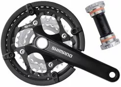 Shimano FC-T551 3x10-velocidad Bielas 44/32/24 Platos Y Bielas Con Protector De Cadena | Bike-Discount