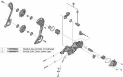 Shimano Unidad De Eje Para El Soporte Del Cambio Trasero RD-M5120/4120 Pieza De Repuesto | Bike-Discount -Shimano Tienda de ventas Shimano RD M5120 4120 Achseinheit fur Schaltwerk Halter a 1280x1280