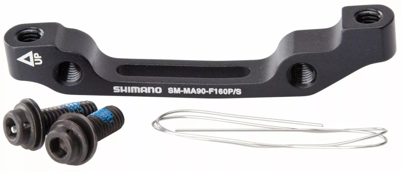 Shimano SM-MA90-F160P/S Adaptador Para Rotor Delantero De 160mm Disco Adaptadores | Bike-Discount 3 Shimano SM-MA90-F160P/S Adaptador Para Rotor Delantero De 160mm Disco Adaptadores | Bike-Discount