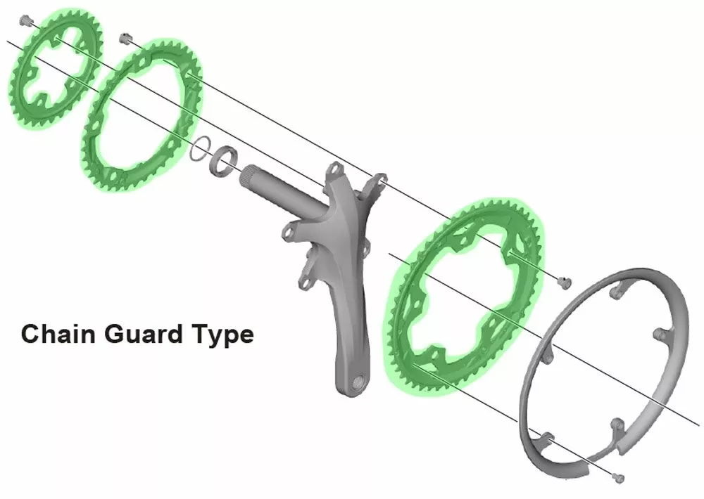 Shimano SORA FC-R3030/FC-3503 Plato Para Protector De Cadena Plato 9 Velocidades | Bike-Discount 7 Shimano SORA FC-R3030/FC-3503 Plato Para Protector De Cadena Plato 9 Velocidades | Bike-Discount - Imagen 5