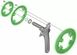 Shimano SORA FC-R3030 Plato Plato 9 Velocidades | Bike-Discount -Shimano Tienda de ventas Shimano SORA FC R3030 Kettenblatt 1280x1280