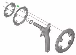 Shimano Tornillos De Plato SORA Para FC-R3030 (4 Piezas) Plato Accesorios | Bike-Discount -Shimano Tienda de ventas Shimano SORA Kettenblattschrauben fur FC R3030 Y1VD98030 b 1280x1280