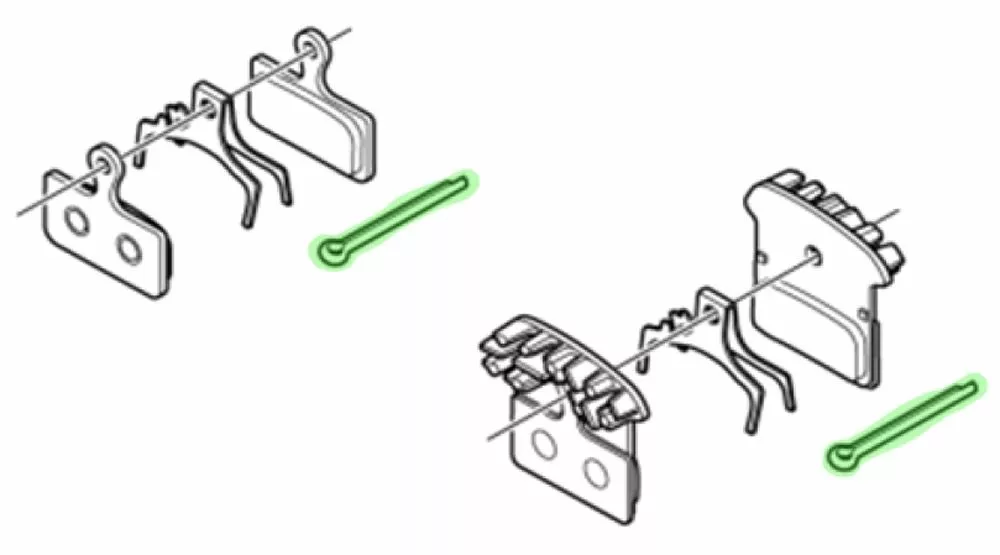 Shimano Pasador De Seguridad Para Pastillas De Freno De Disco Accesorios | Bike-Discount 4 Shimano Pasador De Seguridad Para Pastillas De Freno De Disco Accesorios | Bike-Discount - Imagen 2