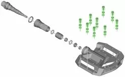 Shimano Clavijas De Repuesto Para PD-GR500/M820/MX80 (9 Piezas) Pedal Pins | Bike-Discount -Shimano Tienda de ventas Shimano Ersatzpins fur PD GR500 YL8798010 c 1280x1280