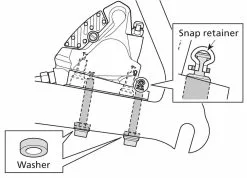 Shimano SM-MA-R160D/D Adaptador De Montaje Plano Para Rotor Trasero De 160mm Disco Adaptadores | Bike-Discount -Shimano Tienda de ventas Shimano Flat Mount Adapter 160mm SM MA R160DD ISMMAR160DDB c 1280x1280