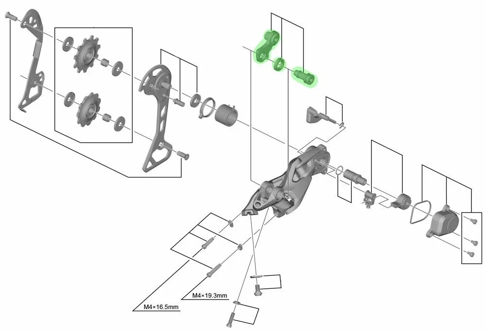 Shimano Unidad De Eje Para El Soporte Del Cambio Trasero RD-M7000-11 Pieza De Repuesto | Bike-Discount 4 Shimano Unidad De Eje Para El Soporte Del Cambio Trasero RD-M7000-11 Pieza De Repuesto | Bike-Discount - Imagen 2