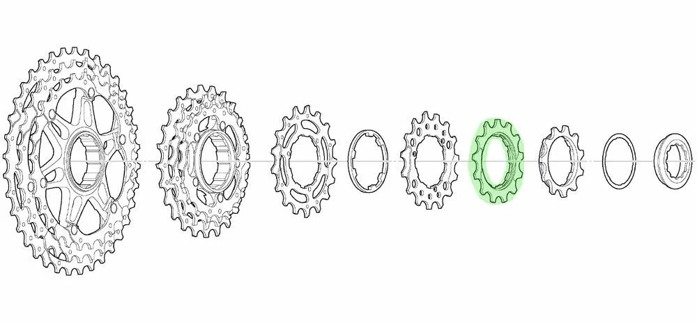 Shimano Piñón De 12 Dientes Para CS-M771-10 BL Piñón 10 Velocidades | Bike-Discount 4 Shimano Piñón De 12 Dientes Para CS-M771-10 BL Piñón 10 Velocidades | Bike-Discount - Imagen 2