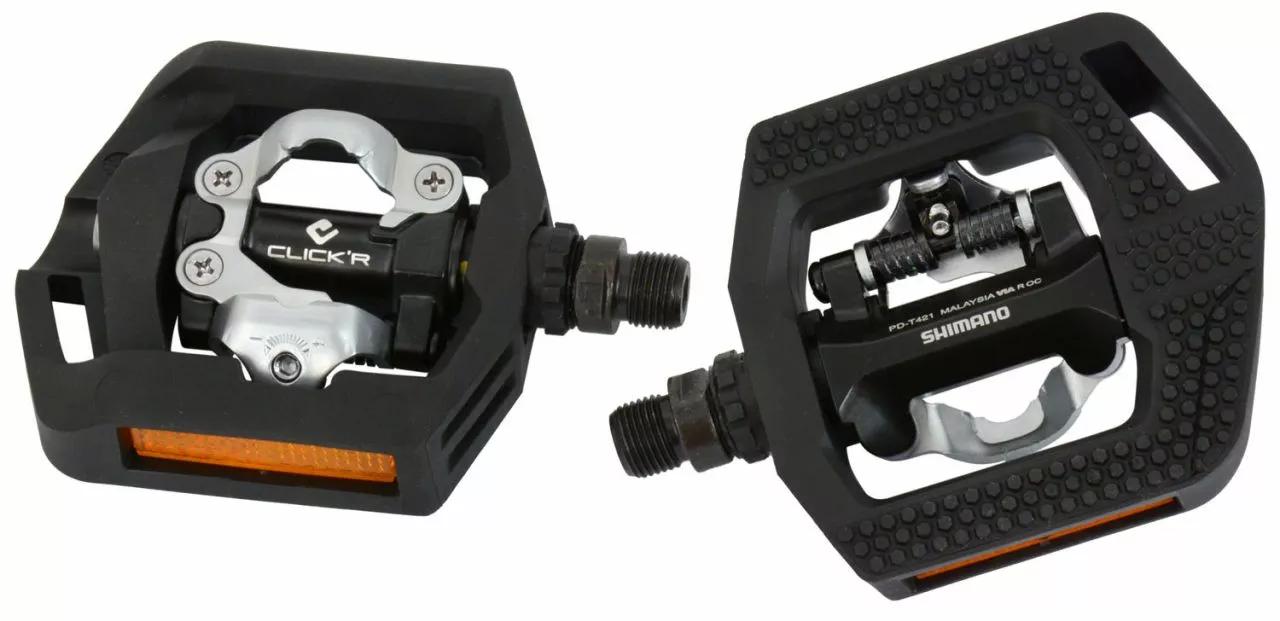 Shimano Pedales Click'R SPD PD-T421 Clic Uno De Los Lados | Bike-Discount 3 Shimano Pedales Click'R SPD PD-T421 Clic Uno De Los Lados | Bike-Discount