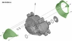 Shimano STEPS SM-DUE80-A Carcasa Para DU-E8000 Tipo-A Cover | Bike-Discount -Shimano Tienda de ventas Shimano Steps Gehause SM DUE80 A fur DU E8000 Typ A KSMDUE80A 1280x1280