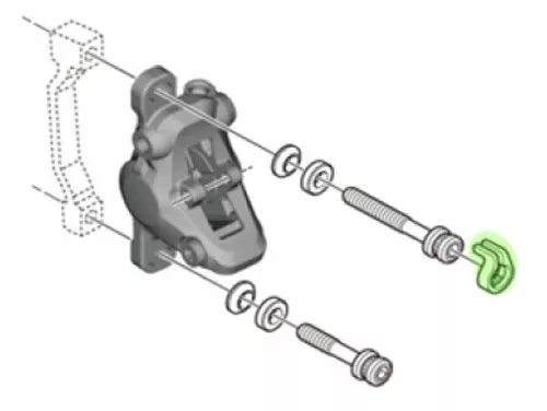 Shimano Circlip Para El Tornillo De La Pinza De Freno Accesorios | Bike-Discount 4 Shimano Circlip Para El Tornillo De La Pinza De Freno Accesorios | Bike-Discount - Imagen 2