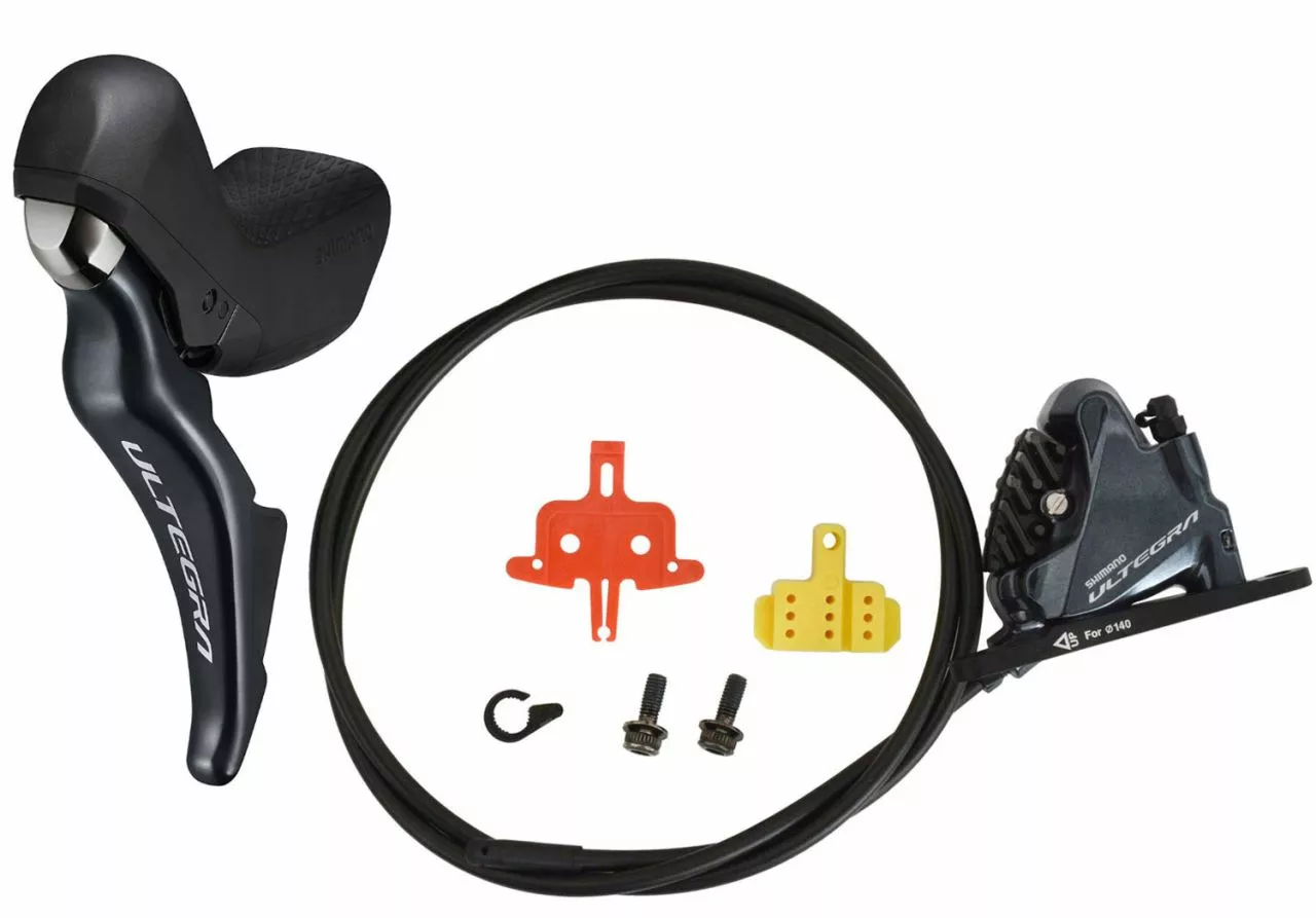 Shimano ULTEGRA ST-R8025+BR-R8070 Freno De Disco Delantero De 2 Velocidades Frenos De Disco - Rueda Delantera | Bike-Discount 3 Shimano ULTEGRA ST-R8025+BR-R8070 Freno De Disco Delantero De 2 Velocidades Frenos De Disco - Rueda Delantera | Bike-Discount