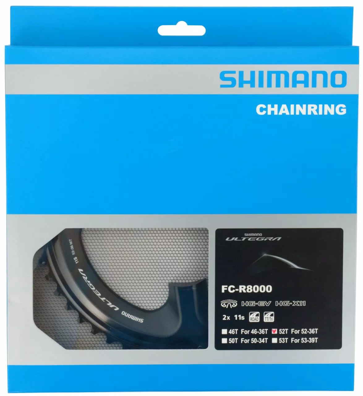 Shimano Plato ULTEGRA Para FC-R8000 52-46/36T (MT) Plato 11 Velocidades | Bike-Discount 5 Shimano Plato ULTEGRA Para FC-R8000 52-46/36T (MT) Plato 11 Velocidades | Bike-Discount - Imagen 3