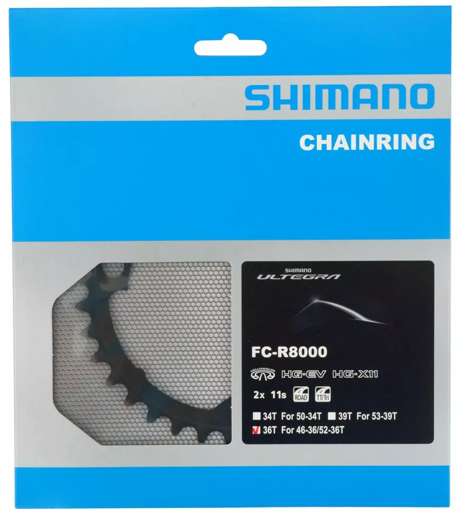 Shimano Plato ULTEGRA Para FC-R8000 52-46/36T (MT) Plato 11 Velocidades | Bike-Discount 6 Shimano Plato ULTEGRA Para FC-R8000 52-46/36T (MT) Plato 11 Velocidades | Bike-Discount - Imagen 4