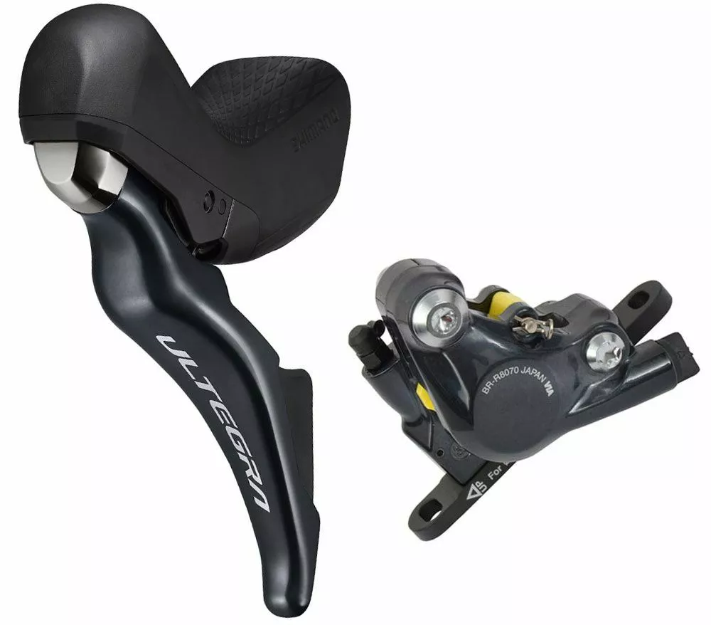 Shimano ULTEGRA ST-R8025+BR-R8070 Freno De Disco Delantero De 2 Velocidades Palanca De Cambio 2 X 11 Velocidades | Bike-Discount 3 Shimano ULTEGRA ST-R8025+BR-R8070 Freno De Disco Delantero De 2 Velocidades Palanca De Cambio 2 X 11 Velocidades | Bike-Discount