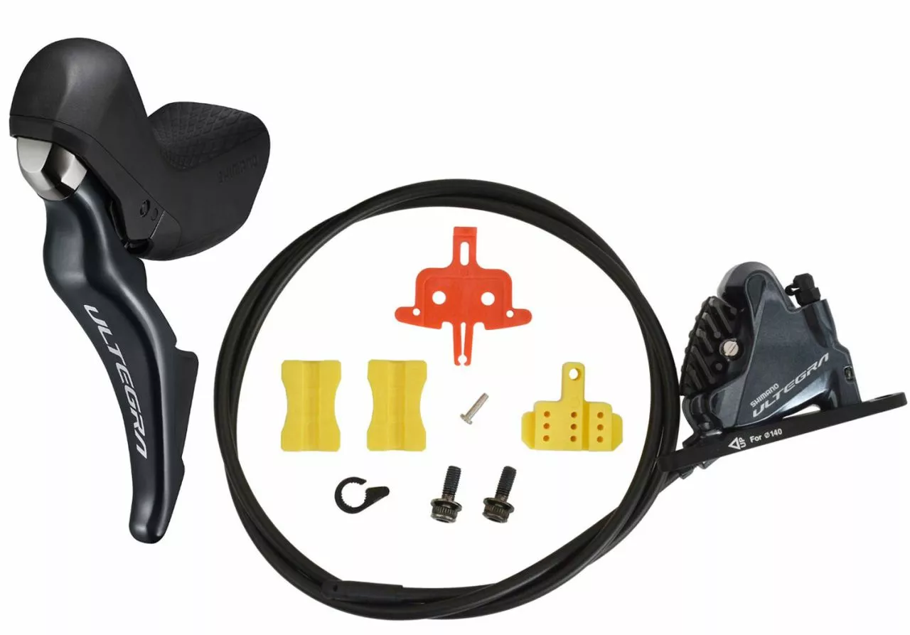 Shimano ULTEGRA ST-R8025+BR-R8070 Freno De Disco Delantero De 2 Velocidades Palanca De Cambio 2 X 11 Velocidades | Bike-Discount 4 Shimano ULTEGRA ST-R8025+BR-R8070 Freno De Disco Delantero De 2 Velocidades Palanca De Cambio 2 X 11 Velocidades | Bike-Discount - Imagen 2