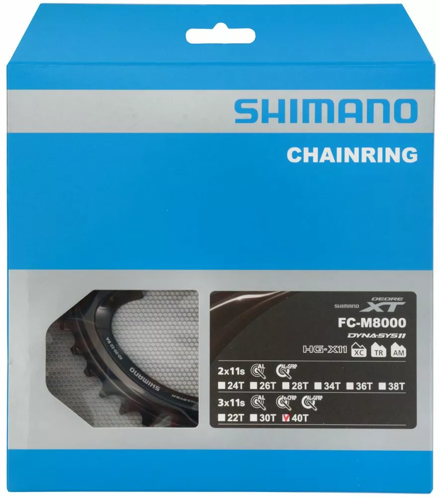 Shimano Plato XT De 3 Velocidades Para FC-M8000 40 Dientes (BA) 11 Velocidades | Bike-Discount 6 Shimano Plato XT De 3 Velocidades Para FC-M8000 40 Dientes (BA) 11 Velocidades | Bike-Discount - Imagen 4