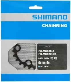 Shimano Plato XT/SLX FC-M8100/M7100 2x12 Velocidades 12 Velocidades | Bike-Discount 10 Shimano Plato XT/SLX FC-M8100/M7100 2x12 Velocidades 12 Velocidades | Bike-Discount -Shimano Tienda de ventas Shimano XT SLX FC M8100 M7100 2x12 fach Kettenblatt 26T Y0J826000 b 1280x1280