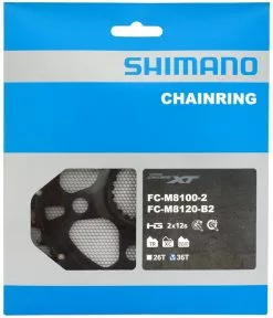 Shimano Plato XT/SLX FC-M8100/M7100 2x12 Velocidades 12 Velocidades | Bike-Discount 12 Shimano Plato XT/SLX FC-M8100/M7100 2x12 Velocidades 12 Velocidades | Bike-Discount -Shimano Tienda de ventas Shimano XT SLX FC M8100 M7100 2x12 fach Kettenblatt 36T Y0J898010 b 1280x1280