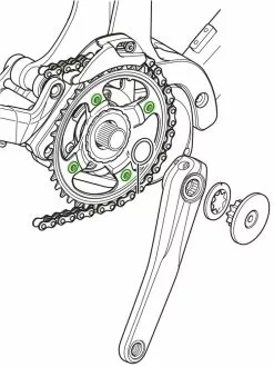 Shimano STEPS SM-CRE80/CRE80-B/CRE80-12B Pernos De Montaje Shimano System | Bike-Discount -Shimano Tienda de ventas Shimano Y1VY98010 b 1280x1280
