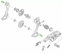 Shimano XT/SLX/DEORE Perno De La Polea Loca/tensor Pieza De Repuesto | Bike-Discount -Shimano Tienda de ventas Shimano Y53M24400 b 1280x1280