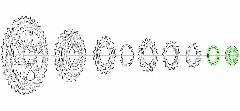 Shimano Anillo De Bloqueo Con Anillo Espaciador Para CS-M771-10 Cassetes - Accesorios | Bike-Discount 4 Shimano Anillo De Bloqueo Con Anillo Espaciador Para CS-M771-10 Cassetes - Accesorios | Bike-Discount - Imagen 2