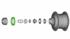 Shimano Anillo Espaciador Center-Lock Para Cubos De Engranaje ALFINE Carretes - Accessorios | Bike-Discount -Shimano Tienda de ventas Y37R82000 3 1280x1280